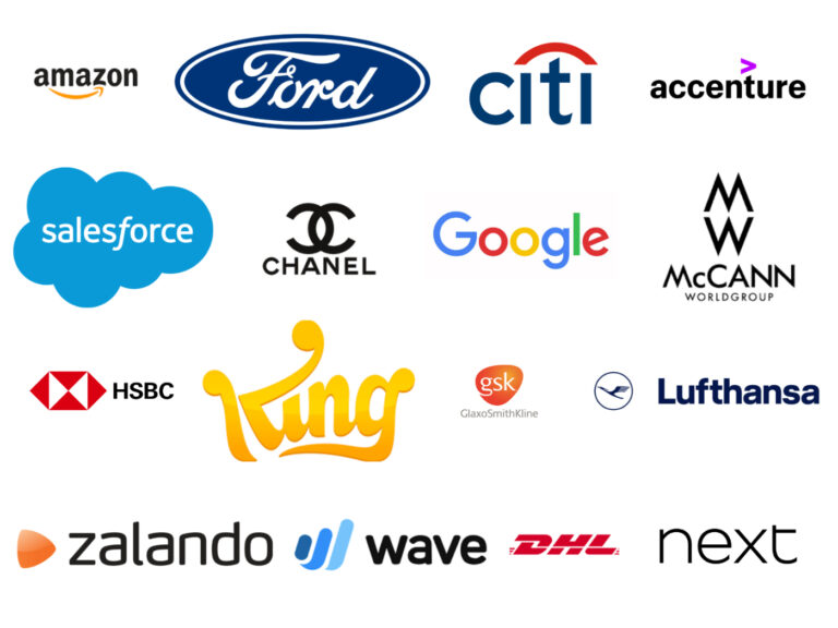 Sam is trusted by brands like Google, Ford, Salesforce, Accenture, GSK and Amazon